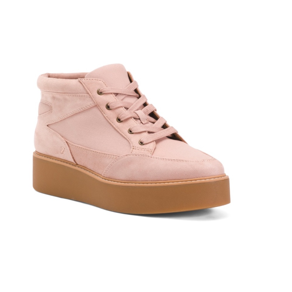 Zodiac Nougat Pink Siona Platform Booties Women’s Size 8 Medium NEW